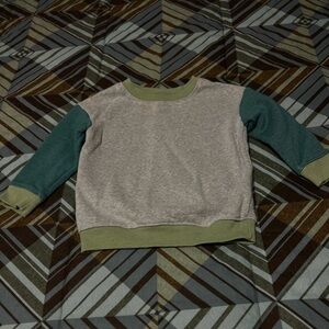 Cat & Jack Gray and Green Kids' Sweatshirt